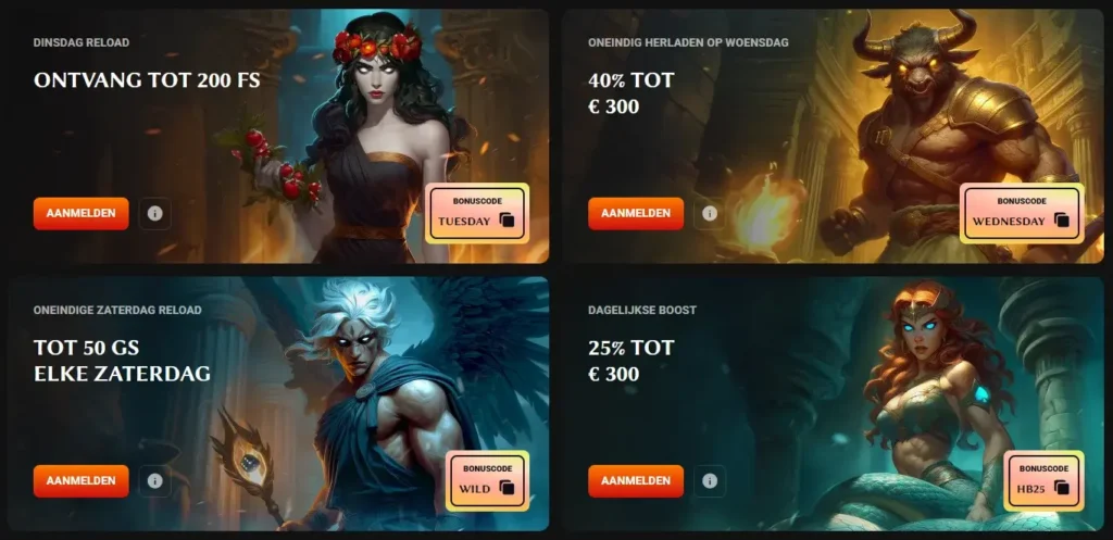 Andere HadesBet Casino-promoties