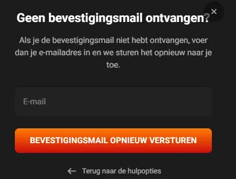 Instructies voor wachtwoordherstel opnieuw verzenden